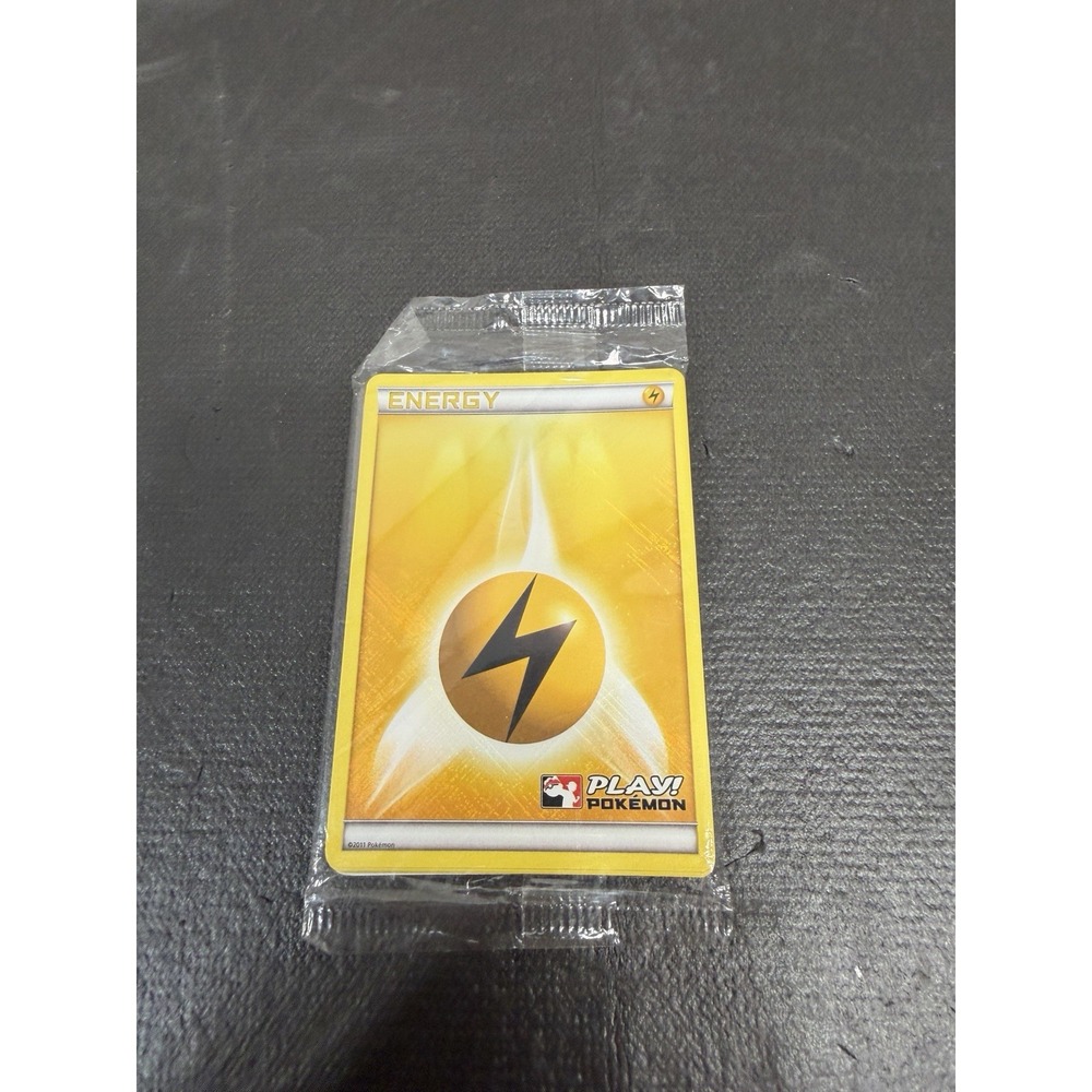 Pokemon Energy Pack Unisex OS Yellow League Promo Crosshatch Holo 2011 Sealed 8c